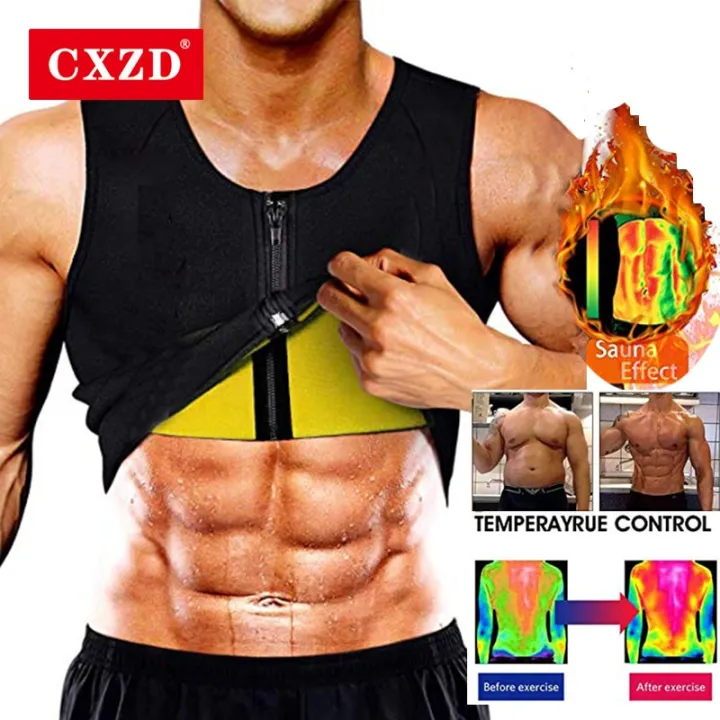 Men%20Neoprene%20Sauna%20Suit%20Hot%20Body%20Shaper%20Corset%20for%20Weight%20Loss%20with%20Zipper%20Waist%20Trainer%20Vest%20Tank%20Top%20Workout%20Shirt%20-%20Image%203