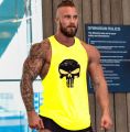 Gym T-shirts Suspenders Man Stringer Fitness Shirt Bodybuilding Shirt Men Top for Fitness Vests Men's Vest Sleeveless Sweatshirt. 