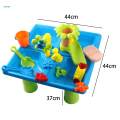 24 Pieces Kids Sand and Water Table Sensory Play Table for Outdoor Summer.