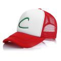 Pokemon Ash Ketchum Sun Hat Anime Figure Peaked Caps Cartoon Mesh Hats Cosplay Pokeball Baseball Cap Adjustable Hat for Children. 