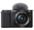 Sony ZV-E10 Mirrorless Camera (Body Only, Black).