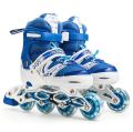 Inline roller skates shoes Blue & White -1 Pair- Size (39-42). 