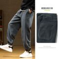 Senma Casual Trousers Men's Polar Fleece Energetic Ankle-Tied Sports Pants Boys2022New Pants.