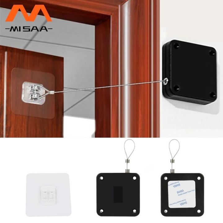 Automatic Door Closer Punch-Free Adjustable Door Closers For Sliding Glass Door Closing Device Door Spring For Doors Hardware