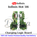 Charging Logic Board For Infinix Hot 50i Charging Port USB Plug PCB Dock Connector Spare parts. 