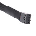 PC Adapter Fan 4pin PWM extender cable 4pin to 3 Ways Y Splitter Cable - 268716108.