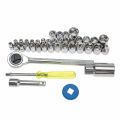 40 Piece Combination Socket Wrench Set tools box.