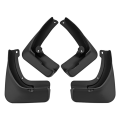 Car Mud Flaps-4 x Mudguard
1 set x Mounting accessories-Black. 