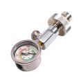 Scuba Diving Air Tank Pressure Testing Checker Din 232/300 Bar with 400Bar/6000Psi Gauge.