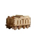 3D Puzzles Movable Classic Steam Train,Car,Jeep,Truck Assembly DIY Toys Gift for Child Adult Wooden Model Building Blocks Kits MuXiaRe.
