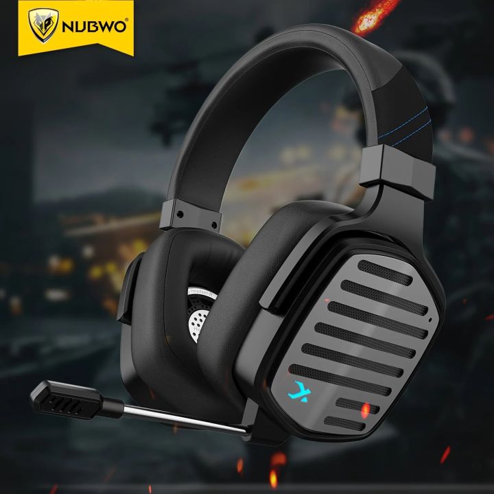NUBWO G02 Wireless Gaming Headset Noise Cancelling Experience Immersive Audio Bluetooth Headphones