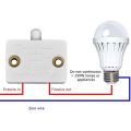 6Pcs Door Led Switch for Closet Light,Normally Closed Cabinet Electrical Lamp Switches,for Closet Pantry Cabinet White. 
