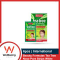 B Formula Tea Tree Deep Cleansing Nose Pore Strips 6pcs White. 