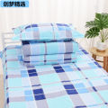 Spot Student Staff Dormitory Three-Piece Set School Bunk Three-Piece 100% Cotton Set Bed Sheet Duvet Cover Not Easy to Wear. 