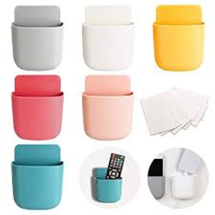 Wall Mounted Storage Box Remote Control Storage Organizer Case For Air Conditioner TV Mobile Phone Plug Holder