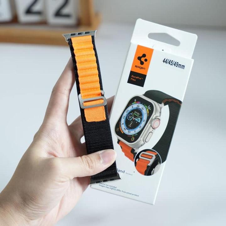 Premium Spigen Alpine Loop Two-Tone Nylon Strap for Apple