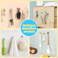 80 Piece Strong , Multicolor Plastic+Metal Refrigerator Magnet, Small Magnets (8 Colors). 