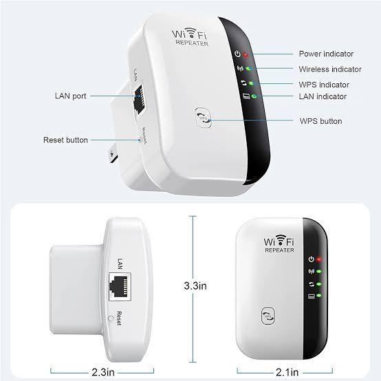 300Mbps WiFi Repeater Wireless-N 802.11 AP Router Extender Signal Booster Range