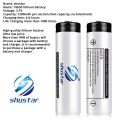Shustar Led flashlight Ultra Bright torch L2/V6 Camping light 5 switch Mode waterproof Zoomable Bicycle Light use 18650 battery Bike Accessories. 