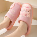 【Worldwide Delivery】 Cute Home slippers Cartoonish Warm Kawaii Cartoon shoes Women's/men's Winter Plush slides for Bedroom Living room Winter vacation Lounging at home Gift for lovers. 