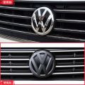 Volkswagen Old Sagitar MagotanCCBora Jetta Modified Black Label Auto Logos Front and Rear Car Logo Decorative Sticker Detachable. 
