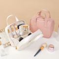 PU Makeup Bag For Women Toiletries Organizer Waterproof Travel Make Up Pouch Luolong.