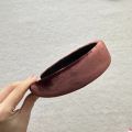 Korean version of the autumn and winter new solid color velvet headband female show face small wide-brimmed plush headband high skull sponge headband girl.