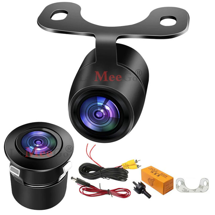 Small Reverse Camera Rear Panel HD Car Rear Front Side View Reverse Backup camera Rear Monitor Parking ...