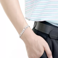 Stainless Steel Silver Bracelet For Men.