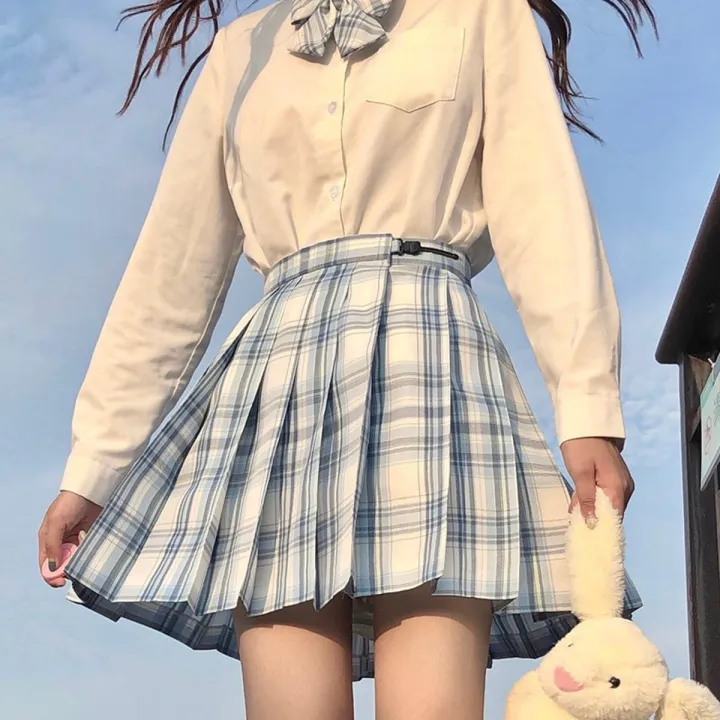 Women%20Pleated%20Skirts%20Japanese%20School%20Uniform%20High%20Waist%20Cute%20Mini%20Plaid%20Skirt%20Summer%20JK%20Uniform%20Students%20Clothes%2017%20Color%20-%20Image%202