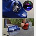 DVFDA Safety Antenna Truck Shark Fin Car LED Light Wind Powered Warning Flash Lamp Voiture Lights. 