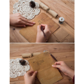 36 Pcs Vintage Kraft Paper Writing Paper European Style Paper for Letter Writing Letter Paper Stationery, Number 3. 