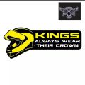 Bike Sticker- King Always wear Crown ( Waterproof & Premium quality)/Alternative Biker Point. 