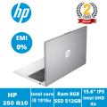 HP 250 G10 i3 (1315u) Laptop with 13th Gen 8GB RAM 512GB SSD 15.6" FHD IPS Silver and 2 Year Warranty.