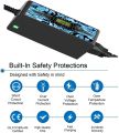 65W 45W USB-C Charger for Lenovo ThinkPad T480 T480s T580 T580s T490 T490s T495S T590 T470 E585 E580 E590 E595 E495 E490 E490S.