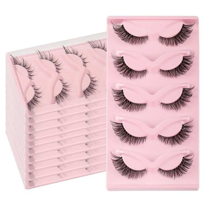 5%20Pair%203D%20Cat%20Eye%20Lashes%20Fox%20Eye%20Fluffy%20Soft%20Natural%20Mink%20False%20Eyelashes%20Faux%20Makeup%20Eyelash%20-%20Image%206