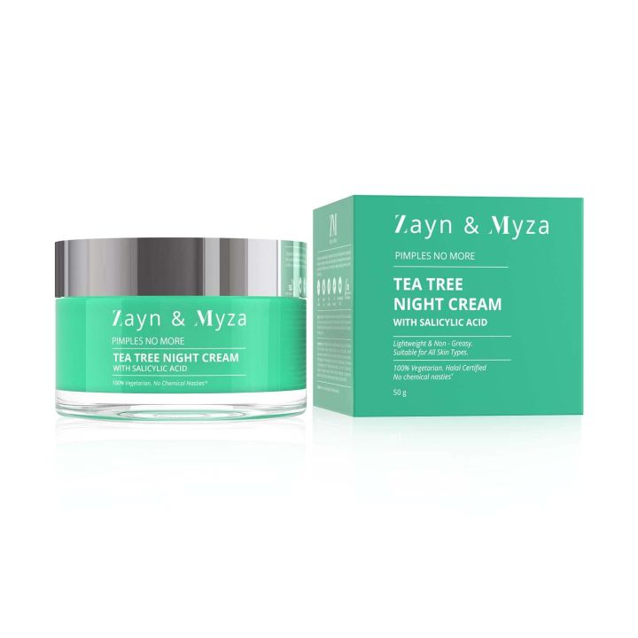 ZM Night Cream 50 GM Tea Tree & Salicylic Acid