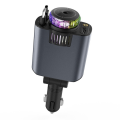 Retractable USB-C Car Charger–5-In-1 with Aromatherapy, Starlight, Compatible with & Type-C. 