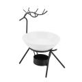 Essential Oil Burner Deer Shape Iron Aroma Candle Holder Home Decoration.