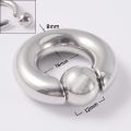 316 Stainless Steel Body Piercing Nose Ring Stud Earrings Spring Action Captive Bead Ring CBR 2G 4G 6G 8G 0G 00G Body Jewelry.