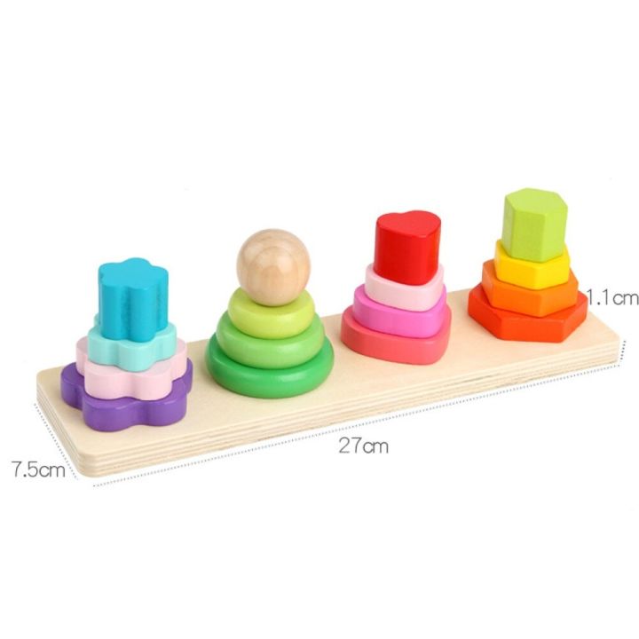 Cute%20Baby%20Kids%204-Column%20Geometric%20Blocks%20Stacking%20Shape%20Matching%20Puzzle%20Game%20Education%20Study%20Toy%20-%20Image%206
