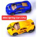 Mini Spring Racing Car Multicolor-2 Pcs. 