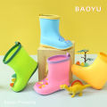 Baoyu children's rain boots, baby dinosaurs, three-dimensional rain boots, girls' water boots, children's toddlers, boys' kindergarten water shoes. 