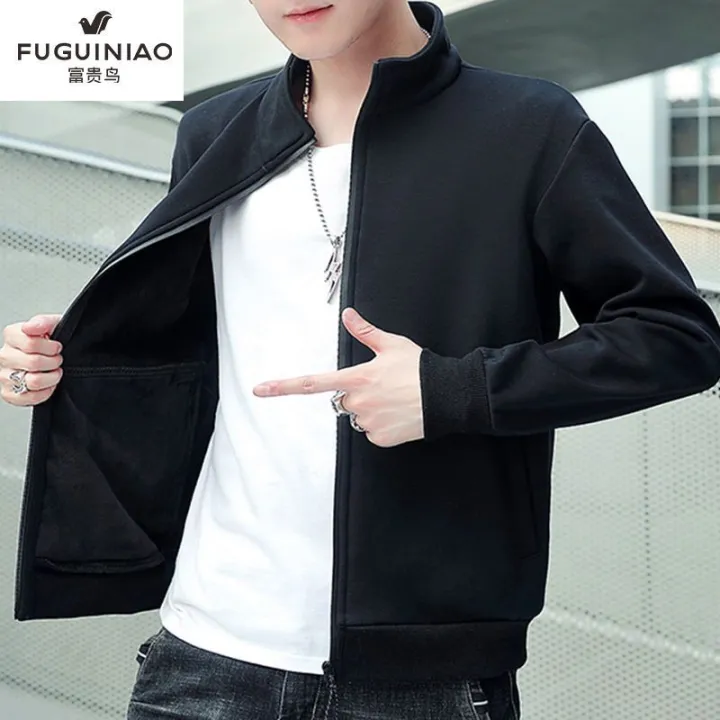FGN%20Men's%20Coat%20Spring%20and%20Autumn%20Youth%20Aodale%20Cotton%20Trendy%20Casual%20Jacket%20Men's%20Korean%20Stand%20Collar%20Cardigan%20Sweater%20-%20Image%209