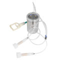 Manual Milking Machine 2000ml Effort Saving Control Stainless Steel Bottle Portable Milking Kit for Milk Plant Farm. 