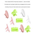 10 Pcs (5 Pcs 2 Pin 5pcs 3 Pin)Child Safety Protection Socket Plug Protector Baby Electric Shock Protection Power Supply Cover Anti-Electric with Hidden Pull Handle Outlet Covers. 