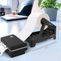Label Holder, Thermal Label Holder for Rolls and Fan-fold Labels, Shipping Label Roll Holder, Label Dispenser for 4x6 Labels Work with Thermal Label Printer.