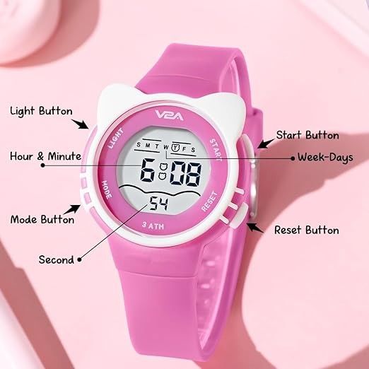CAT-Cartoon%20g%20force%20Colorful%20Cat%20Electronic%20Children's%20Watch,%20Kid's%20Digital%20Wristwatch%20-%20Image%202
