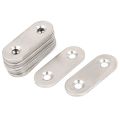 Delicate product 10Pcs Flat Mending Plates Repair Fixing Joining Brackets 40X15mm & 5Pcs 60mm x 16mm Straight Repair Joining Mending Flat Plate Bracket.
