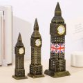 European Creative Antique Bronze Big Ben Statue London Model Metal Figurine World Landmark Architecture Home Decor. 